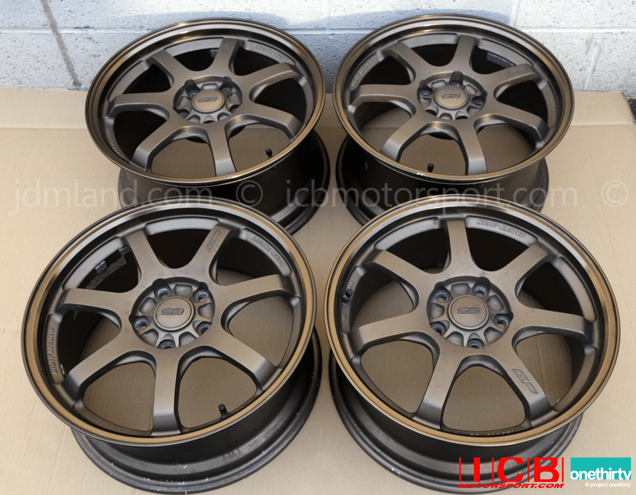Used Mugen GP Forged Wheel Bronze 17X7.5 17X8.5 S2000 AP1 AP2 SOLD