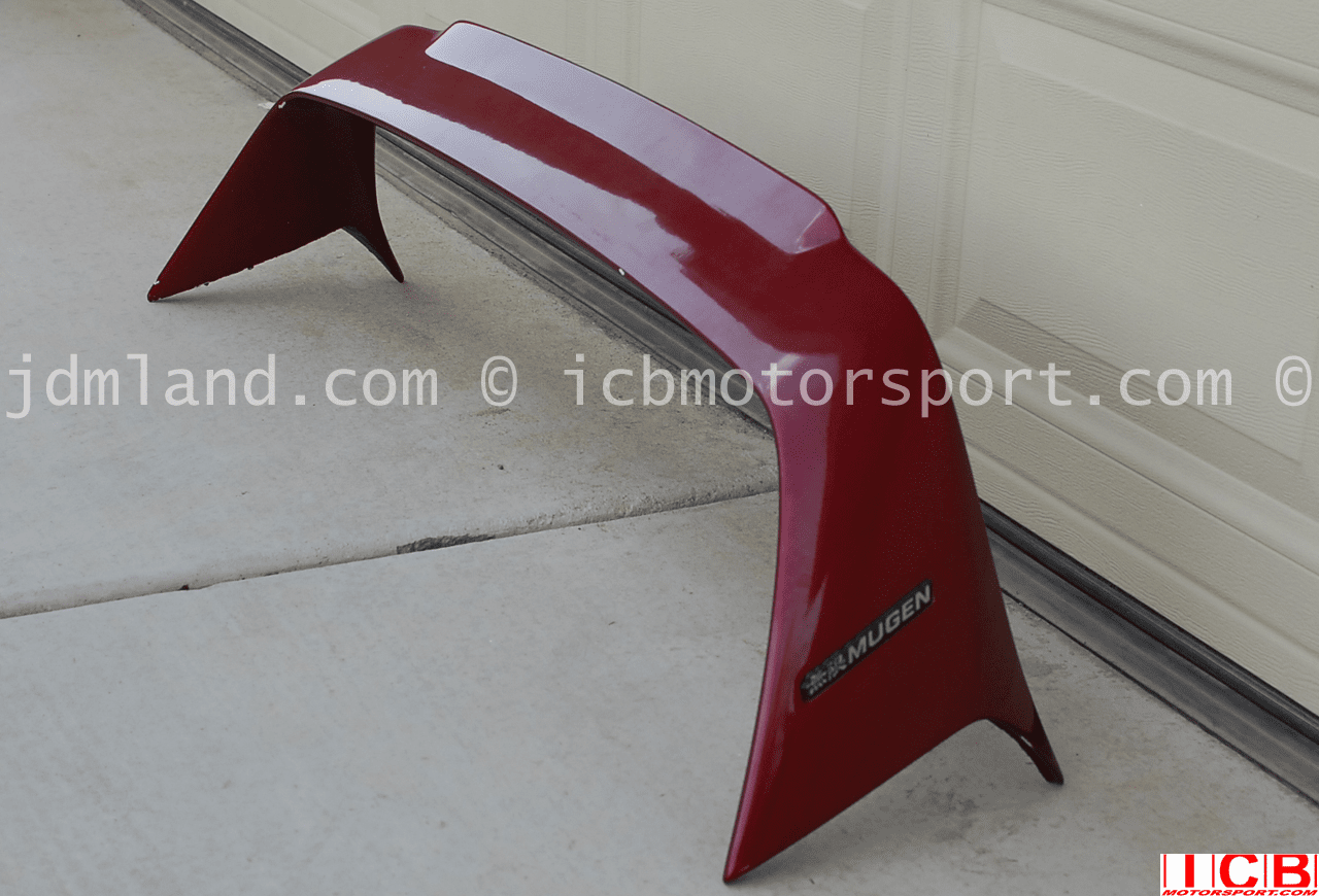 Used Mugen Spoiler 1st Gen DC2 Integra 94-01 R505P Cayenne Red Metallic Sold