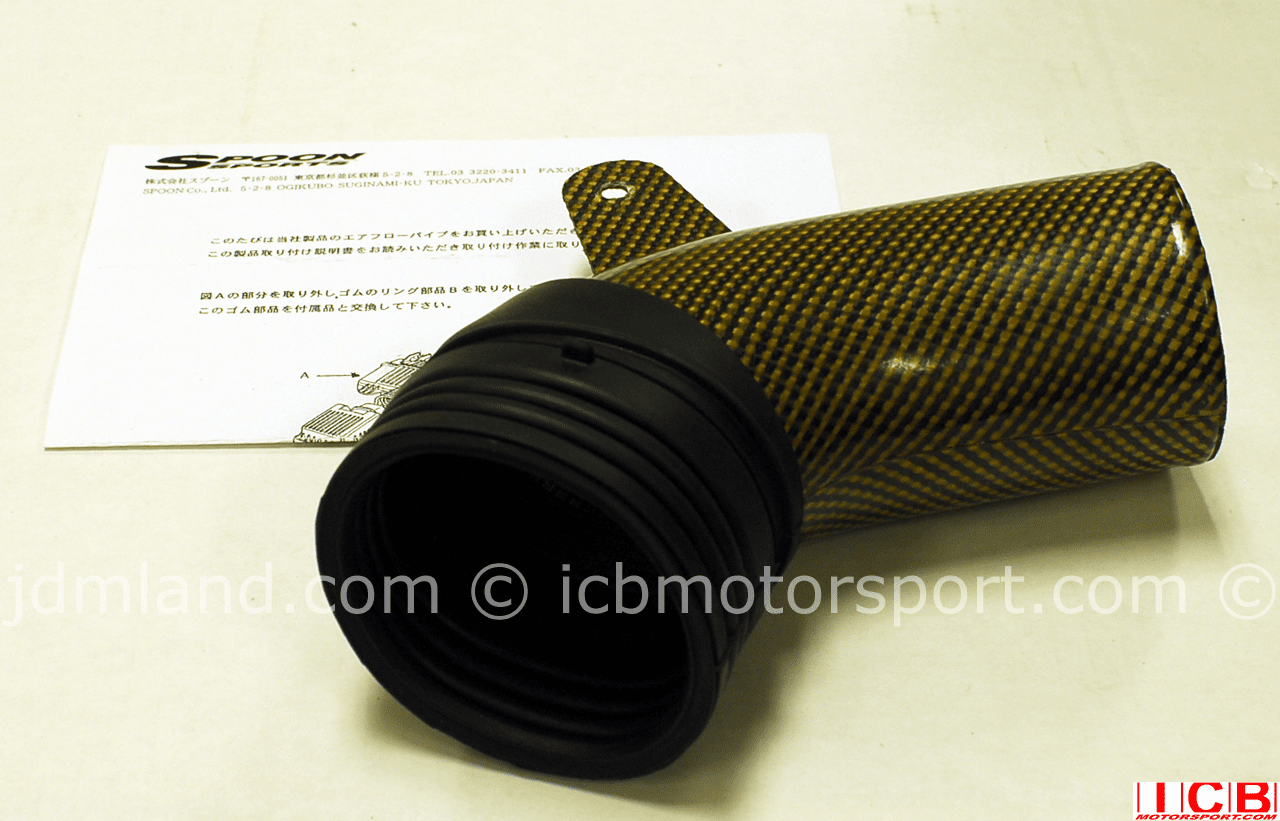 Used Spoon Sports EK9 Carbon Kevlar Direct Air Pipe