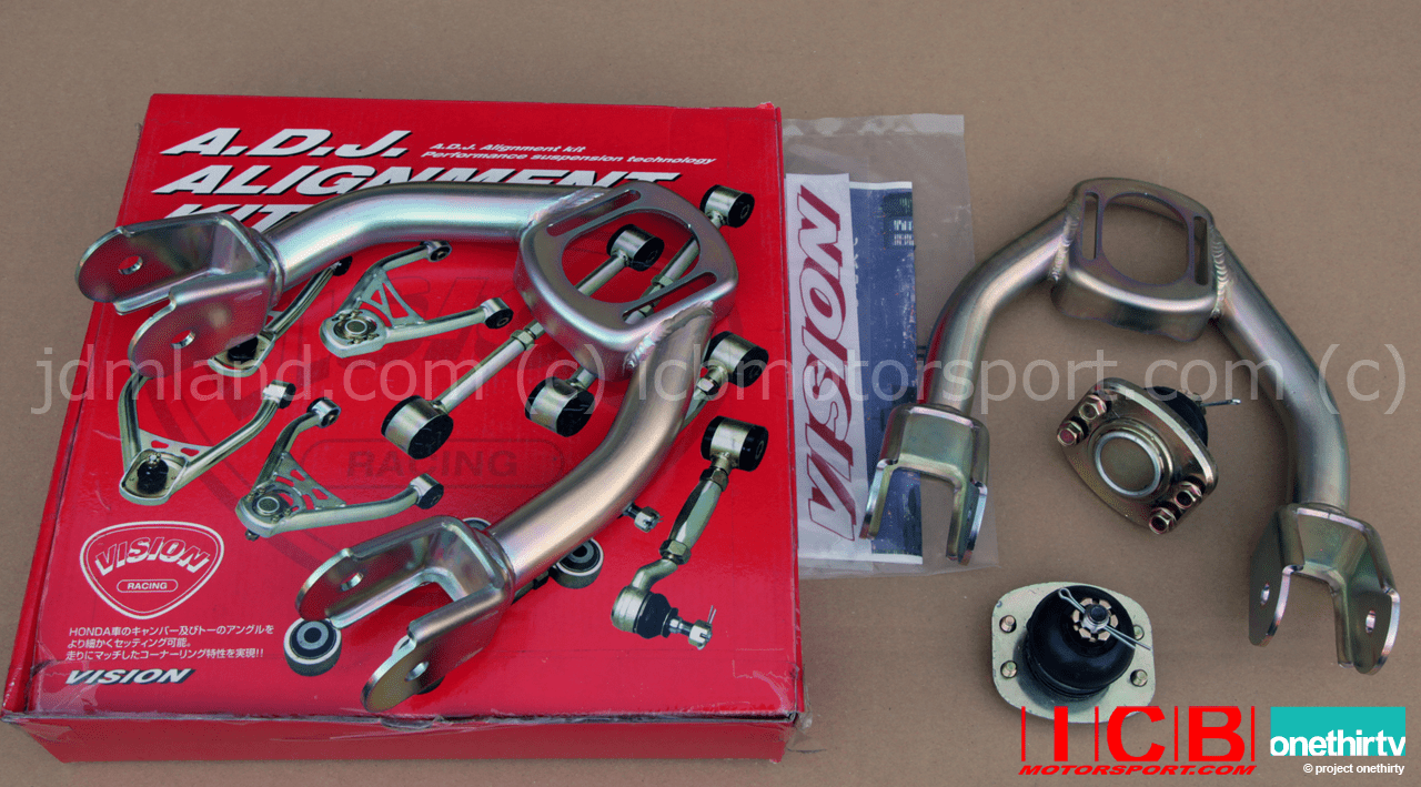 Vision Technica Adjustable Front Upper Arm Set Civic EG6 Integra DC2 Final Version RARE
