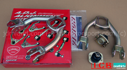 Vision Technica Adjustable Front Upper Arm Set Civic EG6 Integra DC2 Final Version RARE