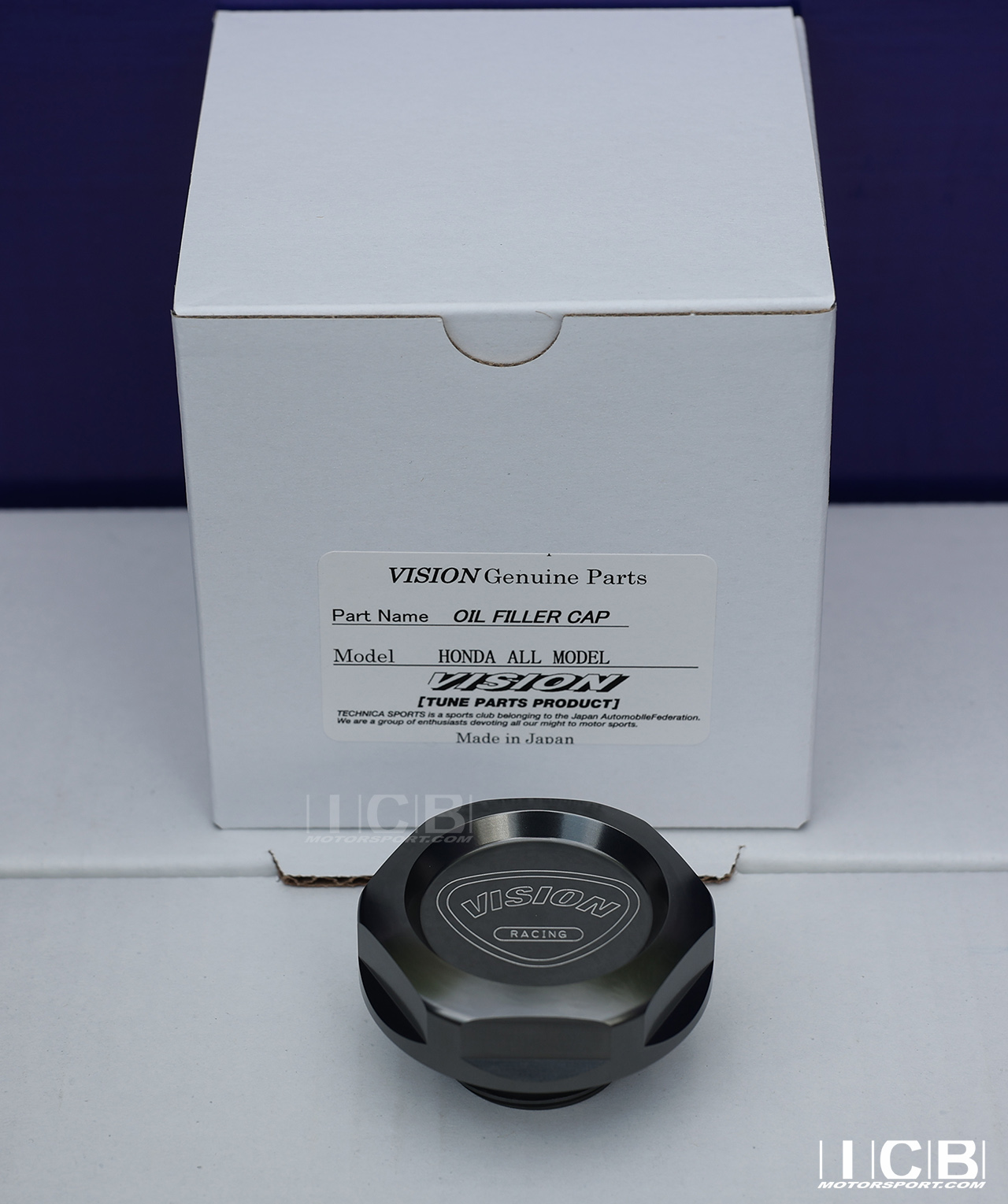 Vision Technica Billet Gunmetal Oil Cap
