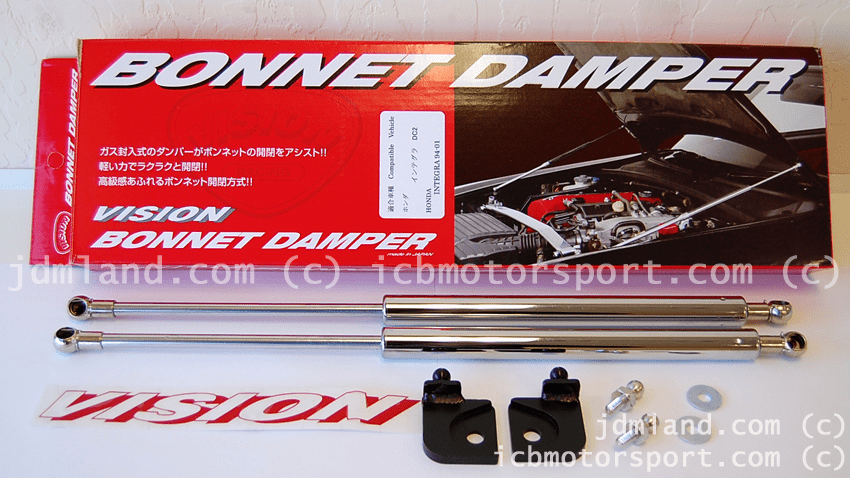 VISION Technica Hood Damper Gas Shocks / Struts Civic EK6 EK4 Integra DC2 RSX DC5 S2000 AP1 AP2 FD2 GD3 