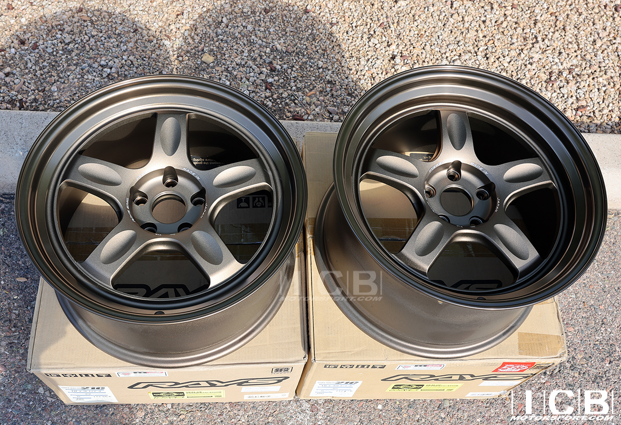 Volk Racing 21C Wheels 5X112 18X9.5 +22 Offset & 18X10.5 +30 Anodized Bronze Toyota GR A90 SUPRA