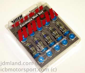 VOLK Racing Formula Lug Nuts Blue WFN1215U 12X1.50mm