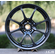 Volk Racing NE24 19X9.5 5X114.3 +38 Offset Face 3 Shining Black Metal (HM)
