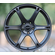 Volk Racing TE037 6061 Wheels 5X120 19X9.5 +25 Offset 19X10.5 +22 Offset Concave FACE Matte Gun Black BMW M3 F80 / M4 F82