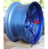 Volk Racing TE37SL Wheels 5X120 19X9.5 +21 Offset 19X10.5 +22 Offset Concave FACE Hyper Blue