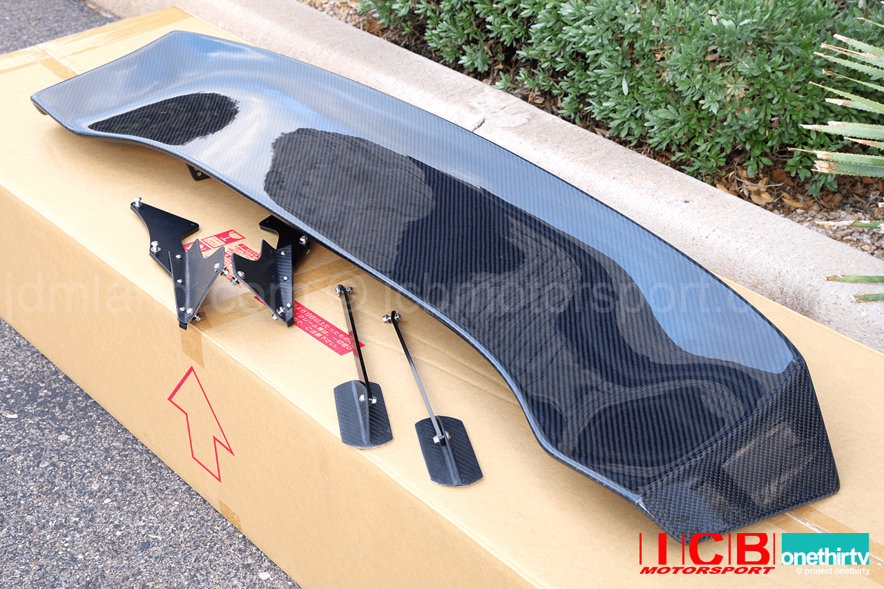 Voltex Racing Suzuka Japan 3DGT Carbon Fiber Spoiler Civic EG6 1370mm Type H2S Pre-Order