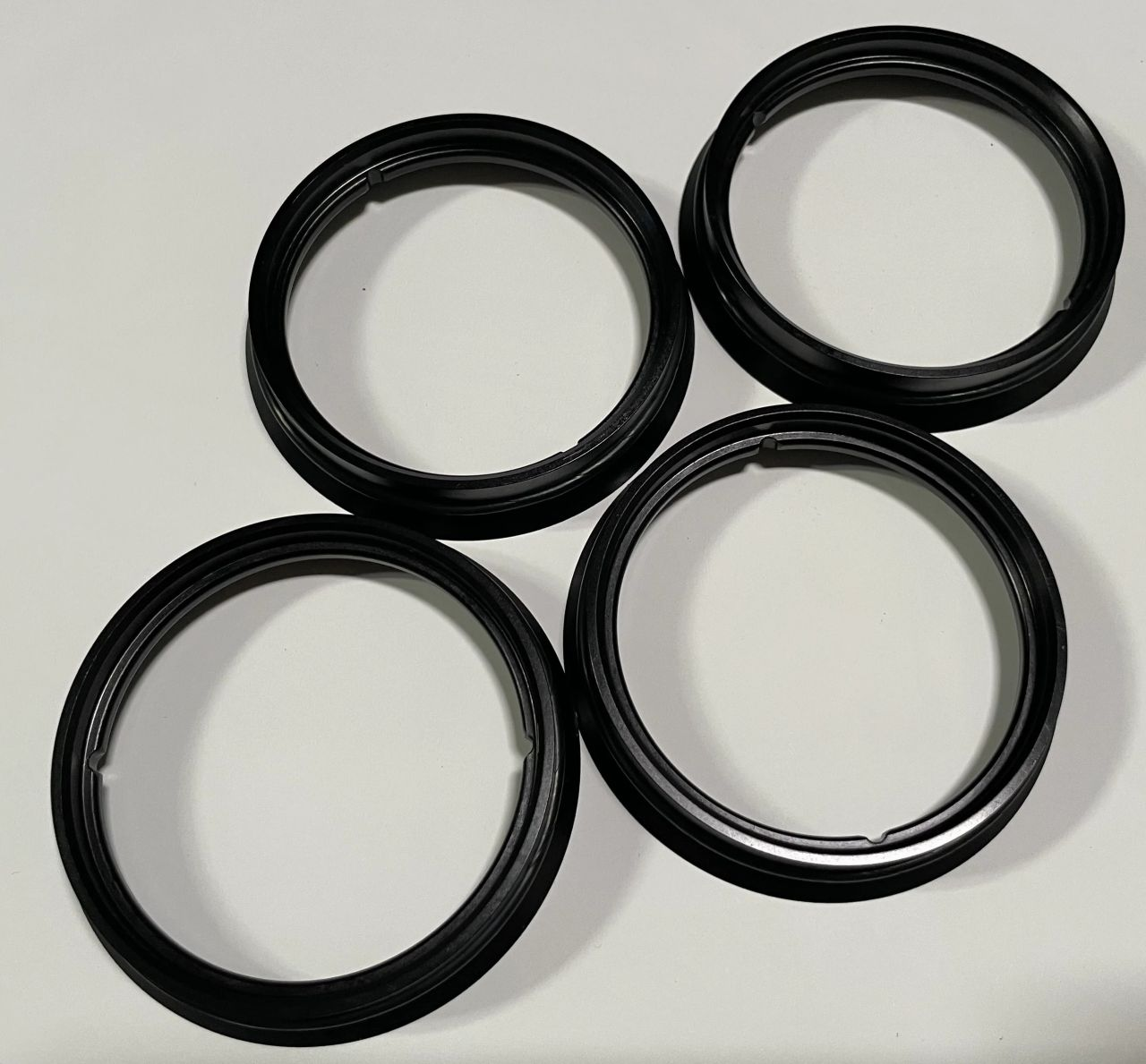 WHEEL MATE - CENTERCAP ADAPTERS FOR TE37SL *SET OF 4* - Anodized Black