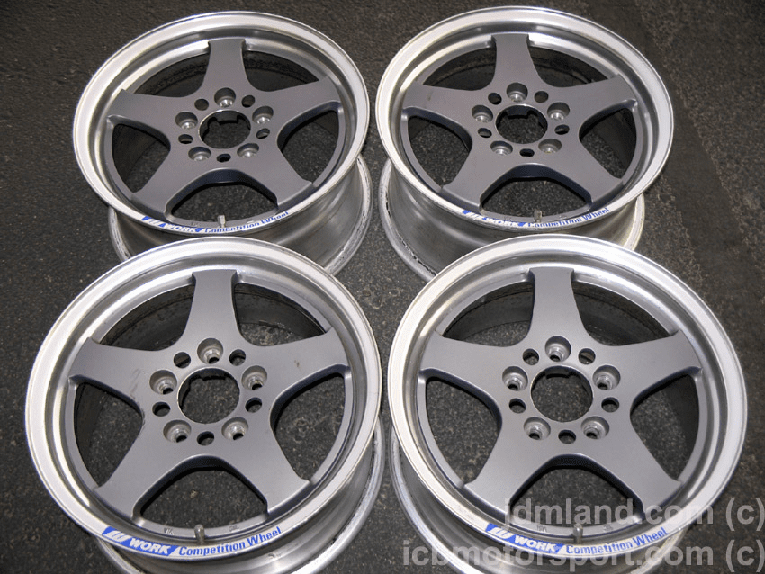WORK RSZR Gun Metal 15" 5X114.3 - SOLD