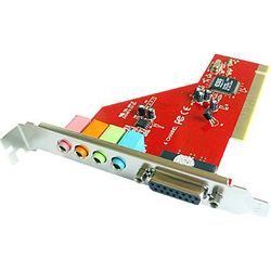 4 Channel 3D PC PCI Sound Audio Card W/Game MIDI Port