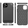 Apple iPhone 11 Drawing Carbon Fiber TPU Back Cover Case