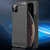 Apple iPhone 11 Pro Max Drawing Carbon Fiber TPU Back Cover Case