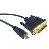 Canon EOS R8 Micro HDMI to DVI Adapter Cable Canon EOS R8 Micro HDMI to DVI Adapter Cable