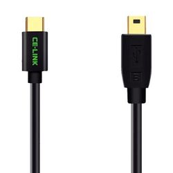 Canon PowerShot SD1400 IS(IXUS 130 IS) Mini USB Male to USB Type-C Male Cable