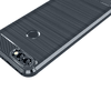 Drawing Carbon Fiber TPU Back Cover Case for Huawei P smart