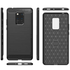 Huawei Mate 20 X Drawing Carbon Fiber TPU Back Cover Case