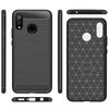 Huawei Nova 3 Drawing Carbon Fiber TPU Back Cover Case