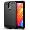LG Aristo 4+ Drawing Carbon Fiber TPU Back Cover Case