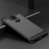 LG G7 One Drawing Carbon Fiber TPU Back Cover Case