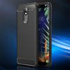 LG K40 Drawing Carbon Fiber TPU Back Cover Case