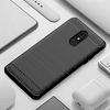 LG Stylo 4+ Drawing Carbon Fiber TPU Back Cover Case