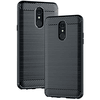 LG Stylo 4 Drawing Carbon Fiber TPU Back Cover Case