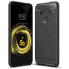 LG V50 ThinQ Drawing Carbon Fiber TPU Back Cover Case