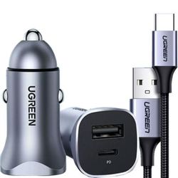 Motorola moto g13 Ugreen USB Type-C Car Charger with Cable
