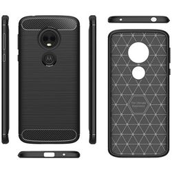 Motorola moto g7 Drawing Carbon Fiber TPU Back Cover Case