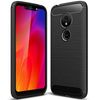 Motorola moto g7 power Drawing Carbon Fiber TPU Back Cover Case