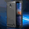 Nokia 1 Plus Drawing Carbon Fiber TPU Back Cover Case