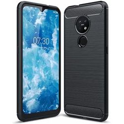Nokia 7.2 Drawing Carbon Fiber TPU Back Cover Case