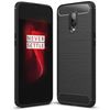 OnePlus 6T Drawing Carbon Fiber TPU Back Cover Case