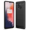 OnePlus 7T Drawing Carbon Fiber TPU Back Cover Case