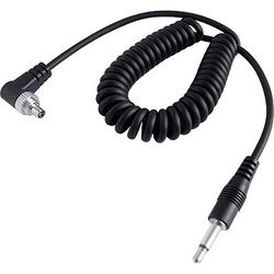 Retractable PC-3.5mm Sync Cable with Screw Lock for Studio Lights and Outdoor Lights