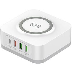 Wireless Battery Charger USB Power Station for Samsung Galaxy S23 FE