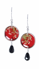 Laceflower Petite Rd. w/Drop Earrings