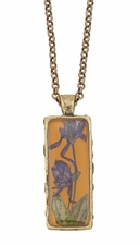 Mountain Wildcat Lg Rect Necklace