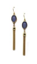 Violet Oblong Earrings Violet Oblong Earrings