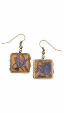 Mountain Wildcat Sq Earrings