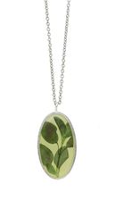 Oregano Yellow Lg Oval on Chain