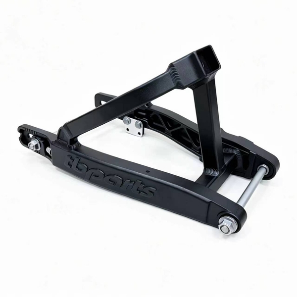 TB Parts BLACK Extended Swingarm, +2 Inch - All Kawasaki KLX110 - FREE CHAIN GUIDE TB Parts BLACK Extended Swingarm, +2 Inch - All Kawasaki KLX110 - FREE CHAIN GUIDE