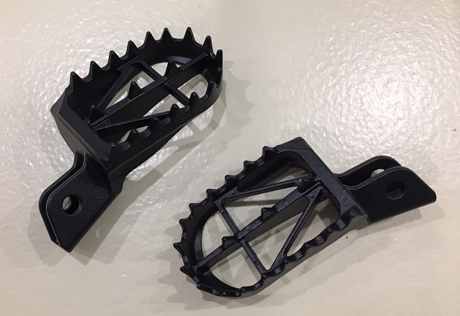 Kawasaki KLX110 50mm Wide Foot Pegs by DRC
