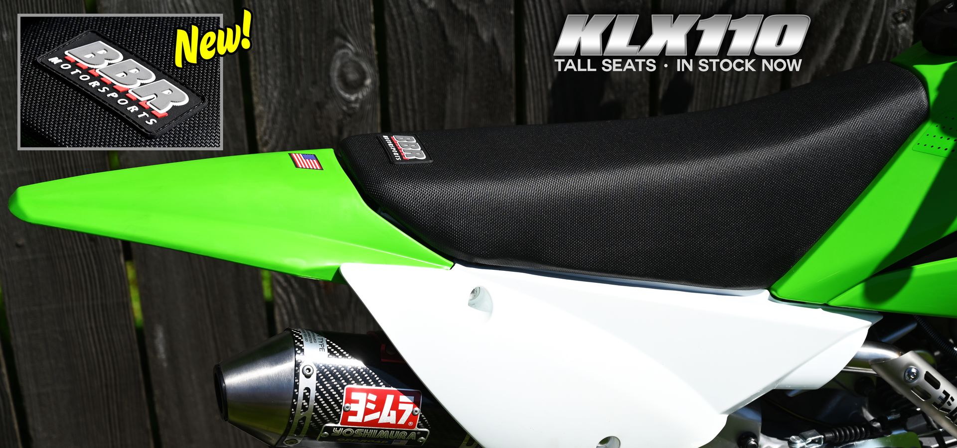 20022024 Kawasaki KLX110L RL Complete Tall Seat by BBR