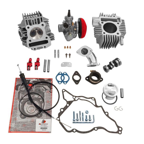 Kawasaki KLX110 V2 Race Head 143cc Complete Kit