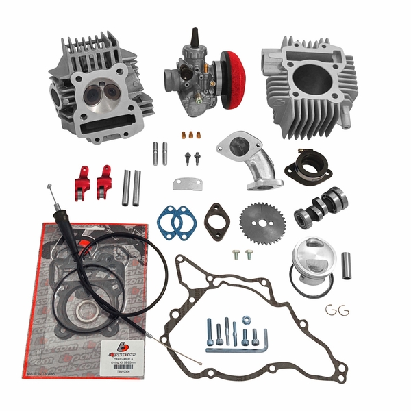 TB 143cc Bore Kit, Race Head V2, and VM26mm Carb Kit 2010-2026 KLX110 TB 143cc Bore Kit, Race Head V2, and VM26mm Carb Kit 2010-2026 KLX110