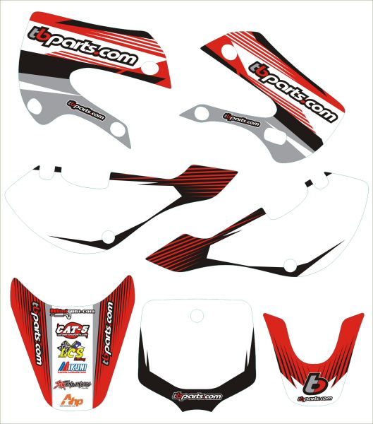 TB Graphics Kit KLX110 0209 Models