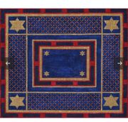 BURGUNDY AND NAVY TALLIS TALLIT BAG by JP Needlepoint